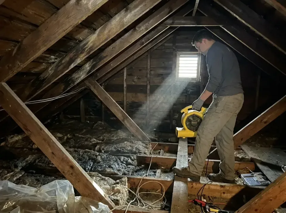 attic-water-damage-drying-proc-007 — frequently asked questions, Emergency Water Extraction & 24/7 Flood Response in Sonterr…